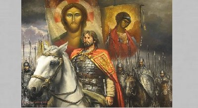 Книжная выставка «Александр Невский: за землю русскую!»