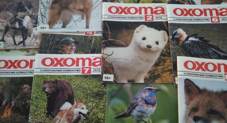Выставка одного журнала: «Охота и охотничье хозяйство» Выставка одного журнала: «Охота и охотничье хозяйство»