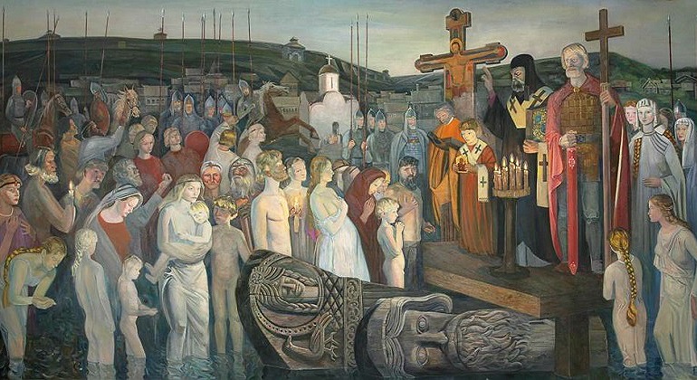 Книжная выставка «Крещение Руси» Книжная выставка «Крещение Руси»