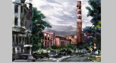 Открытие выставки «Городские пейзажи» 
