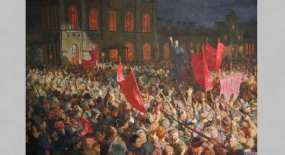 Книжная выставка «Октябрь в Сибири»
