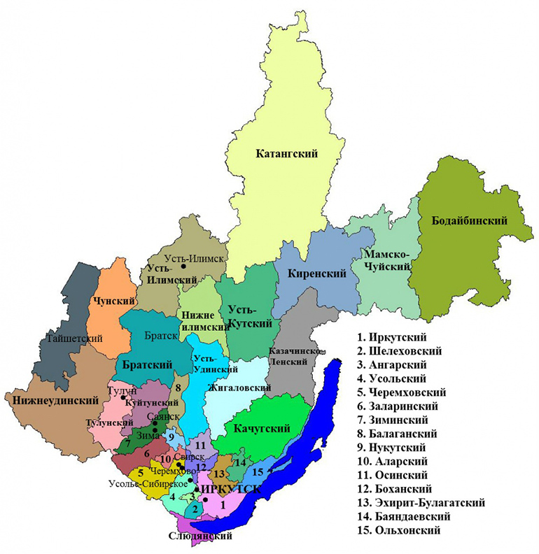 Иркутская областная организация. Карта Иркутской обл по районам. Карта Иркутской области по районам. Карта Иркутской области населенные пункты. Карта Иркутской области с районами.